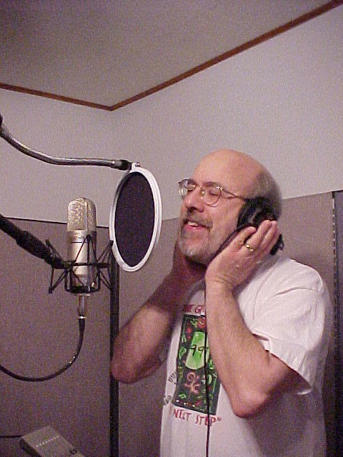 Laying down a vocal track